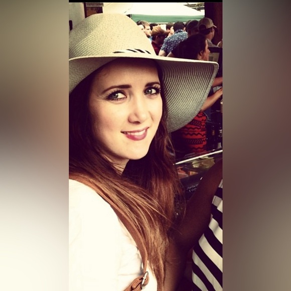 Anthropologie✨Hat Attack Rancher Fedora Straw Hat- Gray - Picture 5 of 5